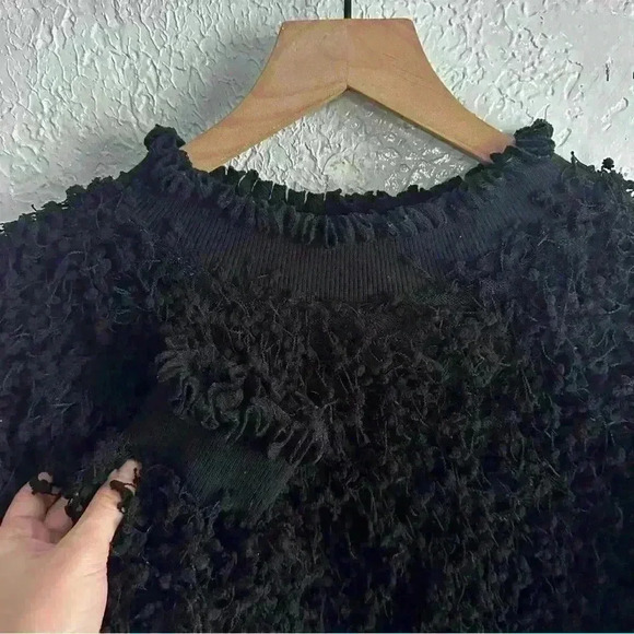 Black loop knit sweater‎ - Picture 8 of 12